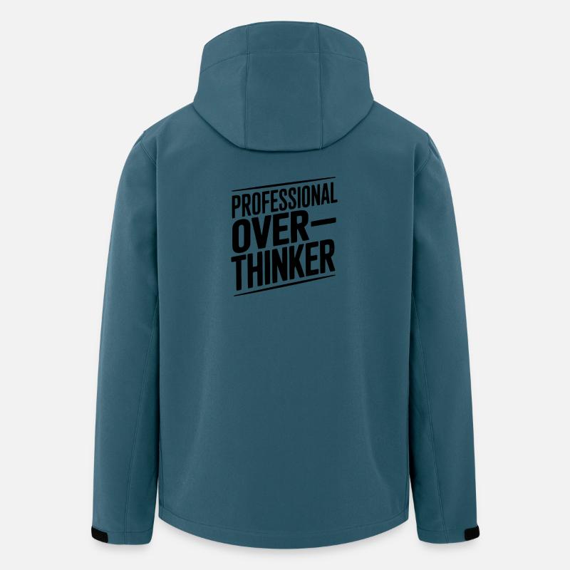 Professioneller Überdenker - Recycelte Männer Softshell-Jacke von Stanley/Stella - Dunkles Petrol