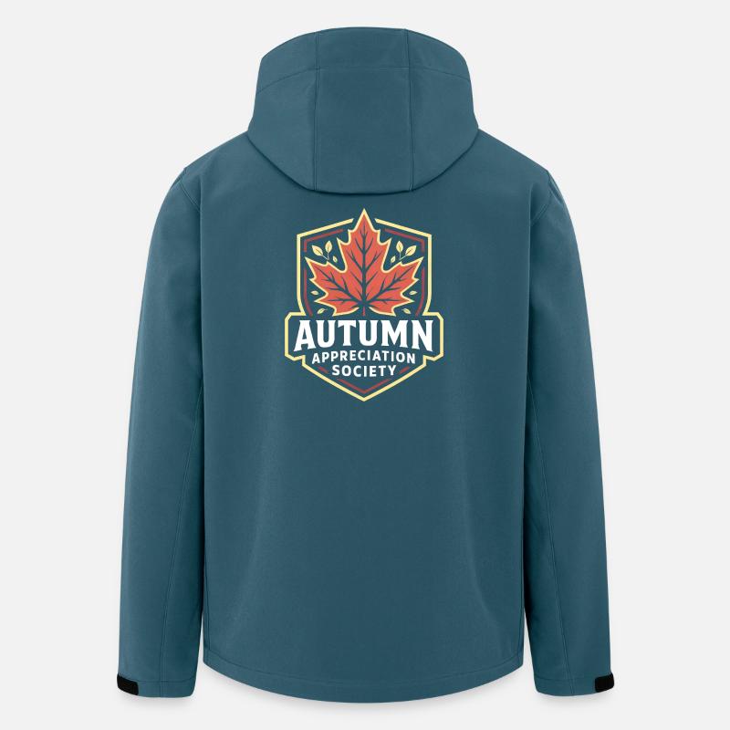Herbst-Anerkennungsgesellschaft Herbsternte Herbst - Recycelte Männer Softshell-Jacke von Stanley/Stella - Dunkles Petrol