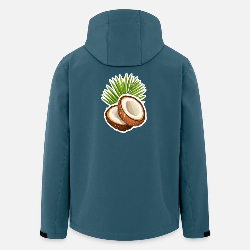 Kokosnuss Coconut - Recycelte Männer Softshell-Jacke von Stanley/Stella - Dunkles Petrol