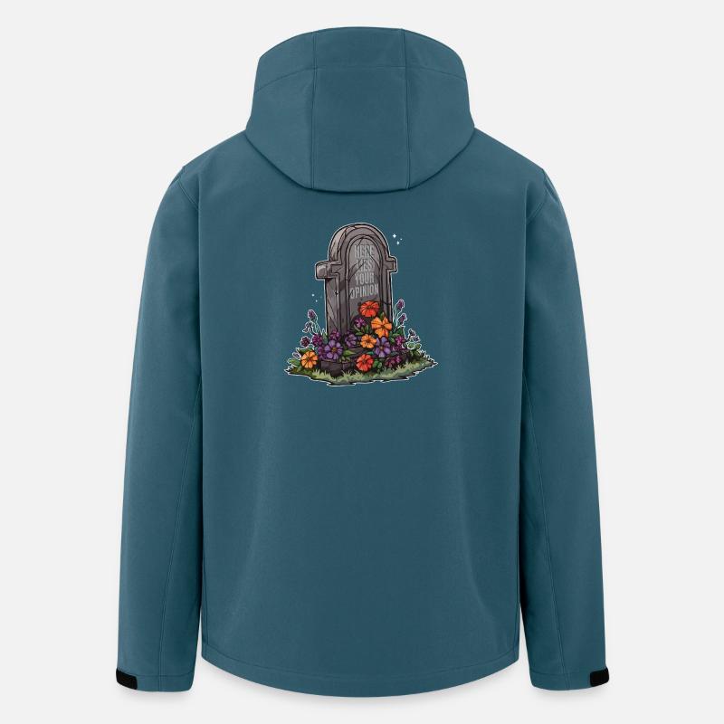 Ist mir egal lustiger Spruch - Recycelte Männer Softshell-Jacke von Stanley/Stella - Dunkles Petrol