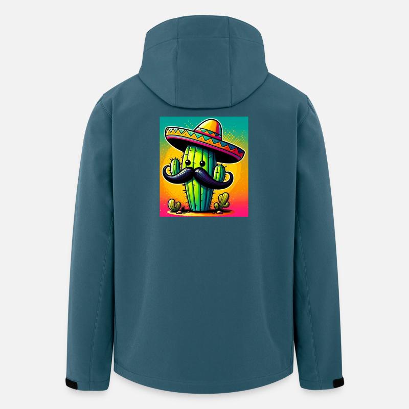 Kaktus - Recycelte Männer Softshell-Jacke von Stanley/Stella - Dunkles Petrol