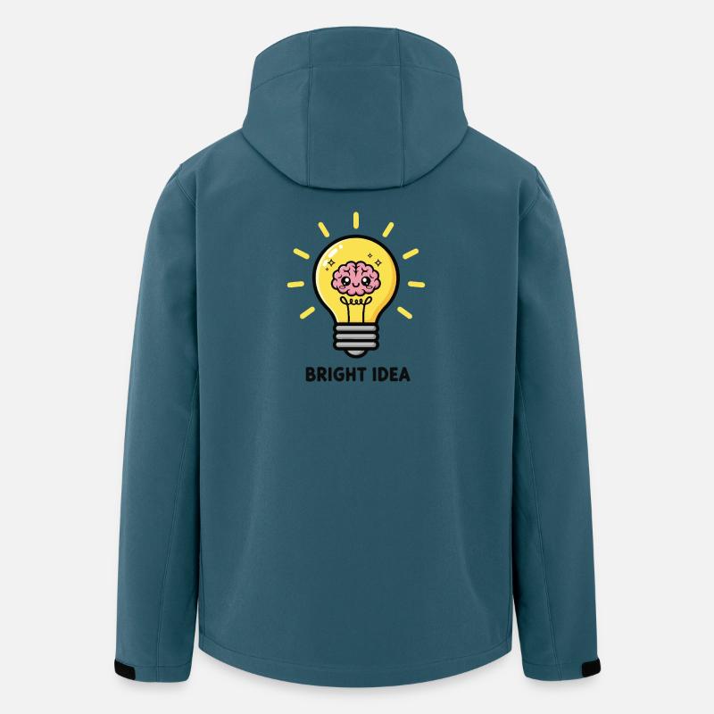 Kluger Funke - Recycelte Männer Softshell-Jacke von Stanley/Stella - Dunkles Petrol