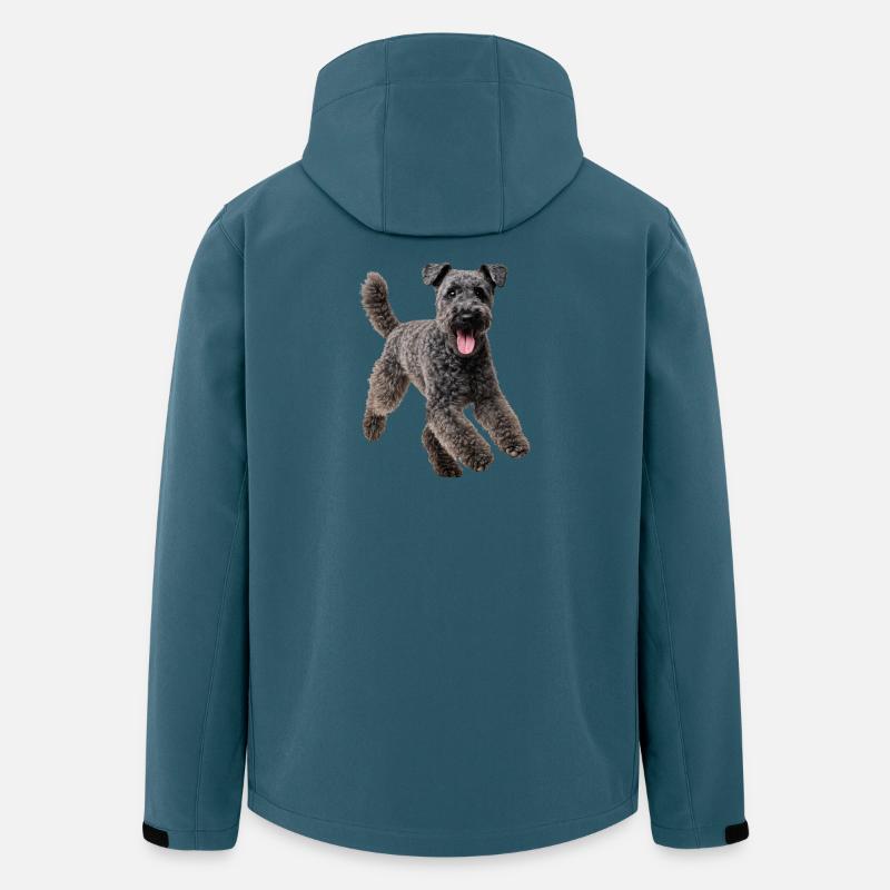 Kerry Blue - Recycelte Männer Softshell-Jacke von Stanley/Stella - Dunkles Petrol