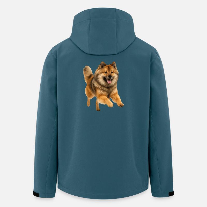 Eurasier - Recycelte Männer Softshell-Jacke von Stanley/Stella - Dunkles Petrol