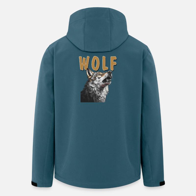 WOLF - Recycelte Männer Softshell-Jacke von Stanley/Stella - Dunkles Petrol