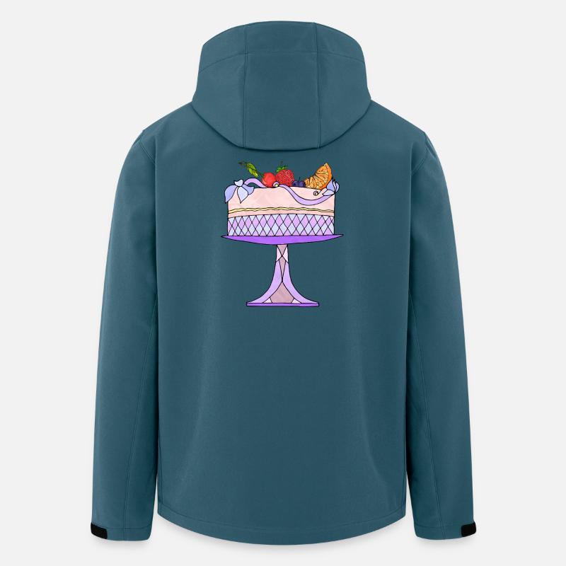 Gâteau - Veste softshell homme en polyester recyclé Discoverer Stanley/Stella - bleu pétrole foncé