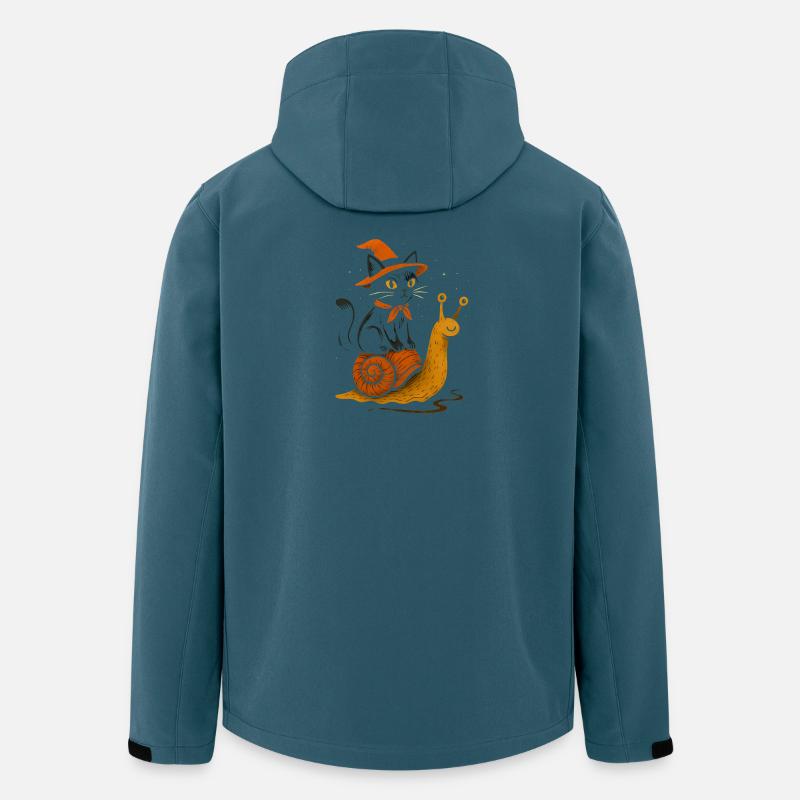 Cat Witches and Slime Creature Illustration - Men’s Recycled Softshell Jacket by Stanley/Stella - stargazer