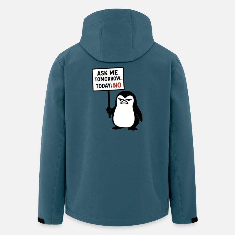 Humorvoller Postkartentyp mit Kakerlake - Recycelte Männer Softshell-Jacke von Stanley/Stella - Dunkles Petrol