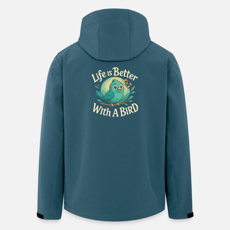 Ich mache Welpen hübsch - Recycelte Männer Softshell-Jacke von Stanley/Stella - Dunkles Petrol