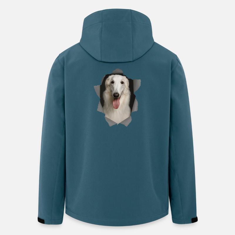 Borzoi - Recycelte Männer Softshell-Jacke von Stanley/Stella - Dunkles Petrol