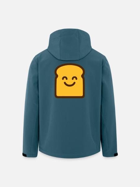 Toast mignon - Veste softshell homme en polyester recyclé Stanley/Stella - bleu pétrole foncé