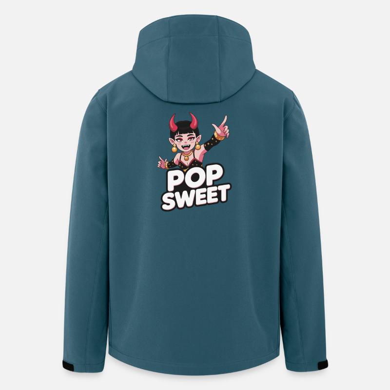 Pop Sweet Devilette - Recycelte Männer Softshell-Jacke von Stanley/Stella - Dunkles Petrol