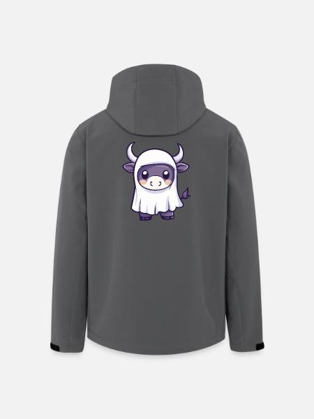 Bull Halloween Ghost - Men’s Recycled Softshell Jacket by Stanley/Stella - stargazer