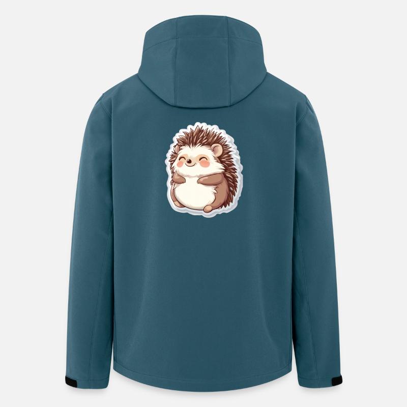 Igel - Recycelte Männer Softshell-Jacke von Stanley/Stella - Dunkles Petrol