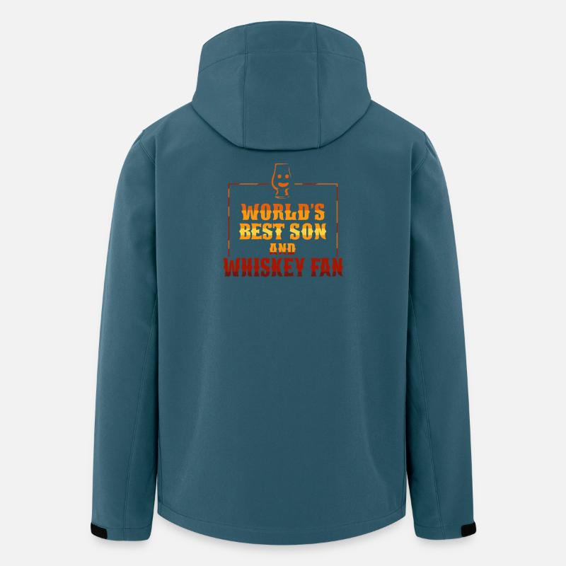 Whiskey Spruch Whiskeytrinker Whiskeyliebhaber - Recycelte Männer Softshell-Jacke von Stanley/Stella - Dunkles Petrol