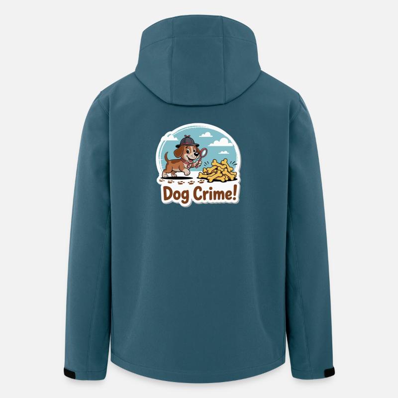 Dog Detective and Bones - Men’s Recycled Softshell Jacket by Stanley/Stella - stargazer
