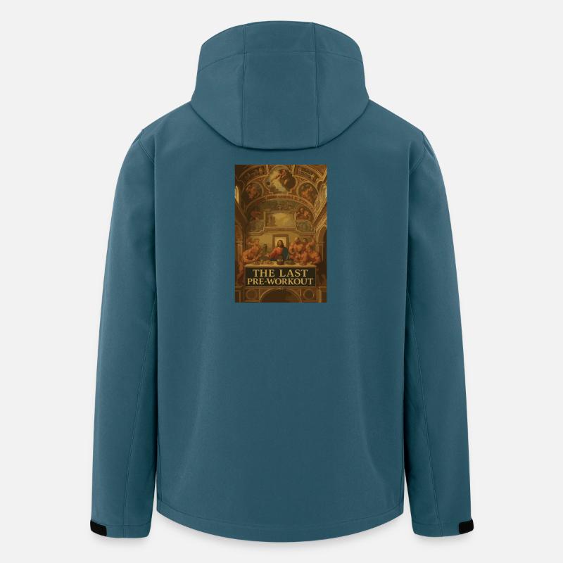 Das letzte Pre-Workout-Festmahl - Recycelte Männer Softshell-Jacke von Stanley/Stella - Dunkles Petrol