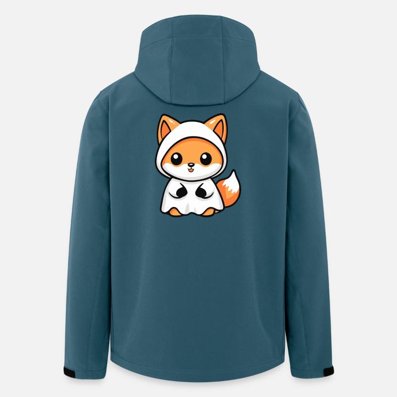 Fox Halloween Ghost - Men’s Recycled Softshell Jacket by Stanley/Stella - stargazer