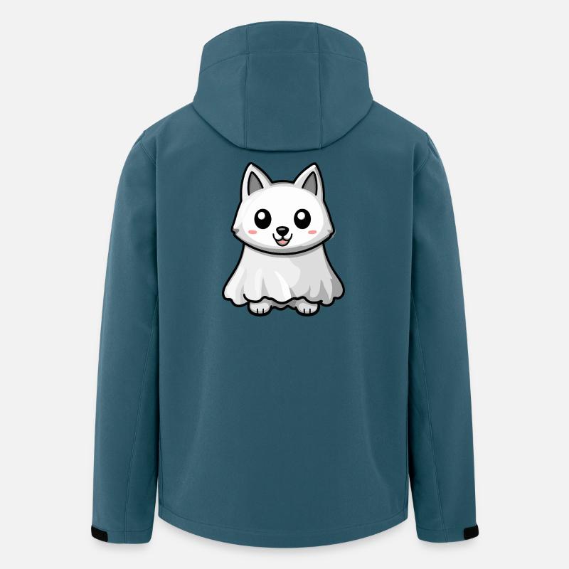 Wolf Halloween Ghost - Men’s Recycled Softshell Jacket by Stanley/Stella - stargazer