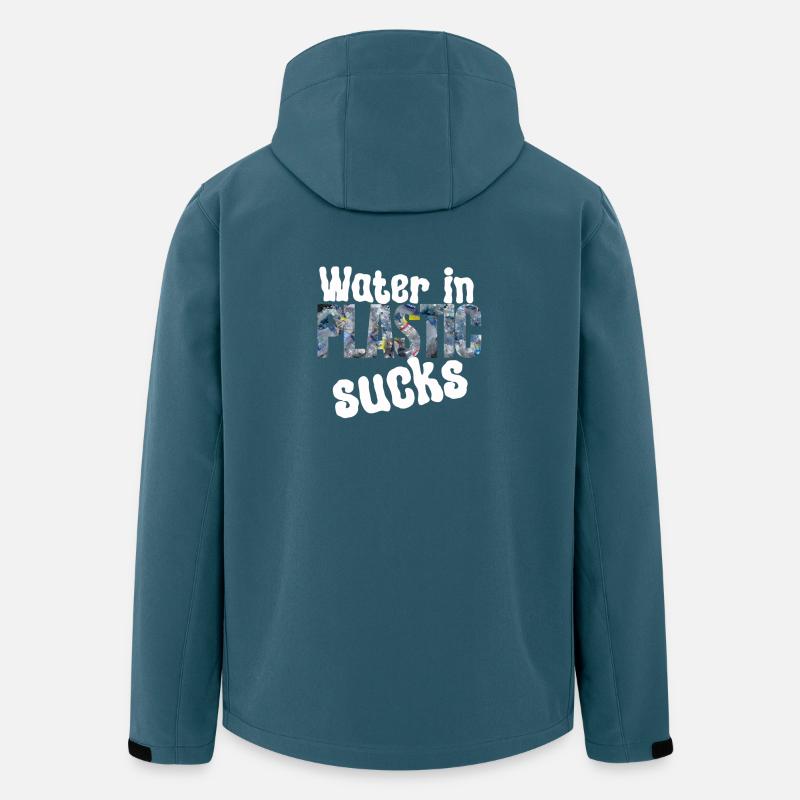 Water in plastic is annoying - Men’s Recycled Softshell Jacket by Stanley/Stella - stargazer
