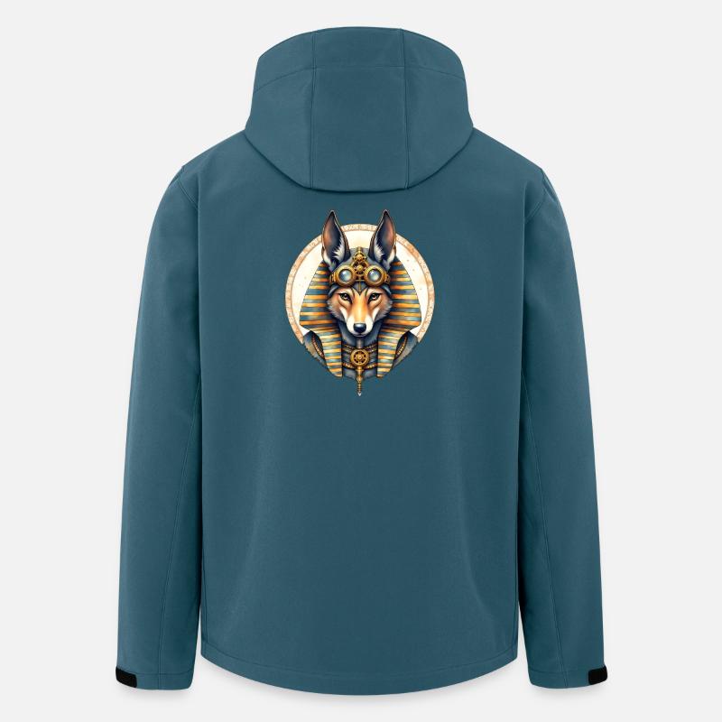Egyptian Husky Steampunk Style - Men’s Recycled Softshell Jacket by Stanley/Stella - stargazer