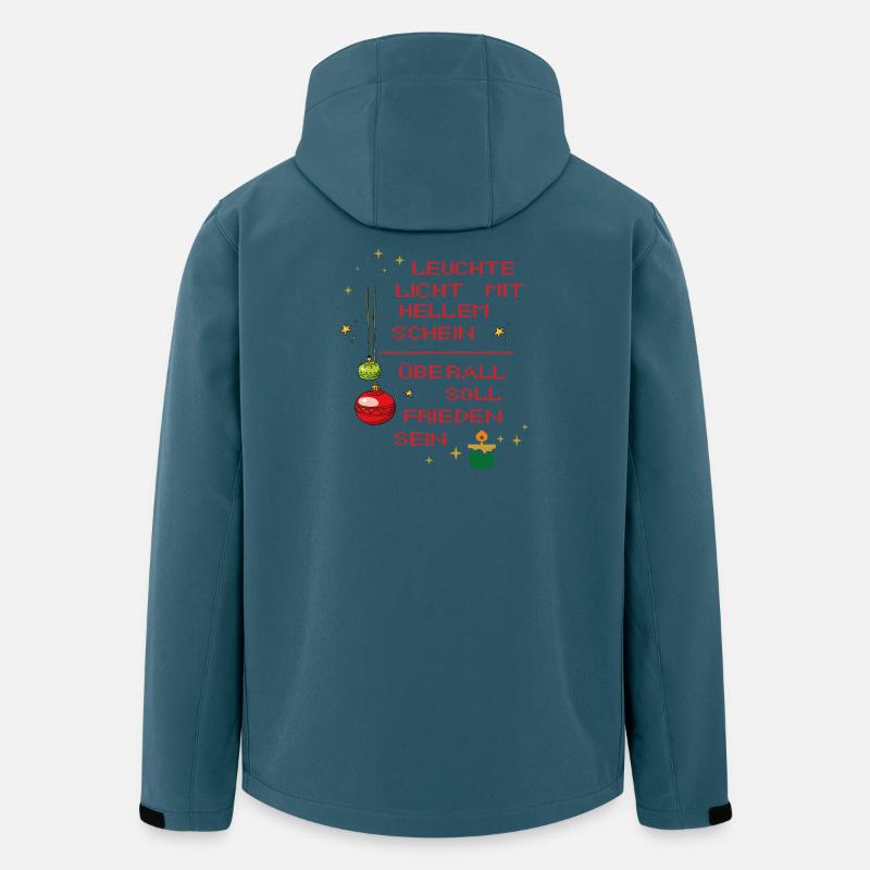 Light and peace at Christmas - Men’s Recycled Softshell Jacket by Stanley/Stella - stargazer