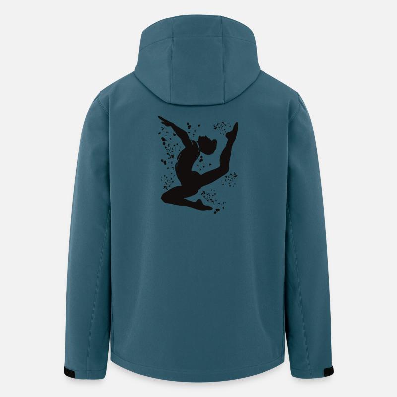 Turner Boden Kunstturnen - Recycelte Männer Softshell-Jacke von Stanley/Stella - Dunkles Petrol