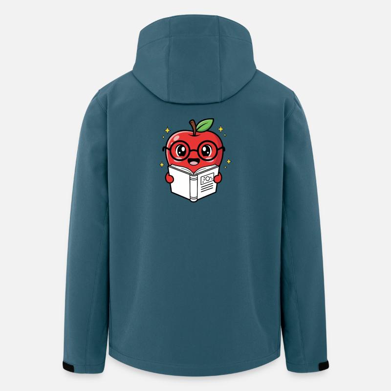 Fruit Cartoon Learning and Reading - Recycelte Männer Softshell-Jacke von Stanley/Stella - Dunkles Petrol