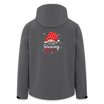 Gnom Tanzen - Recycelte Männer Softshell-Jacke von Stanley/Stella - Anthrazit - Hinten - AI Model Male 185 light (185cm)