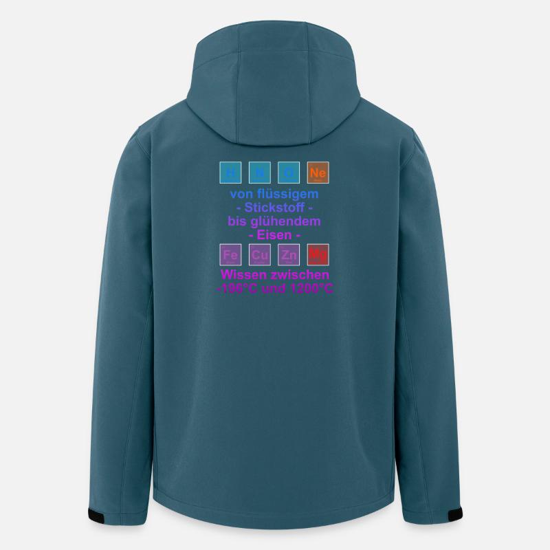 University saying "on temperature" gift, students - Men’s Recycled Softshell Jacket by Stanley/Stella - stargazer