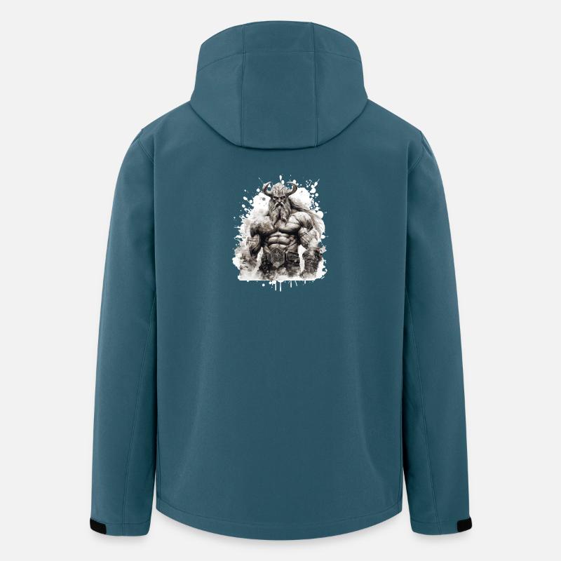 Viking Oding Muscles Musculation - Veste softshell homme en polyester recyclé Stanley/Stella - bleu pétrole foncé
