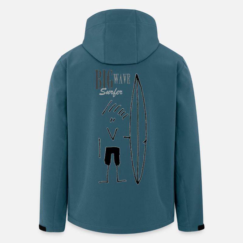 Big-Wave-Surfer - Recycelte Männer Softshell-Jacke von Stanley/Stella - Dunkles Petrol