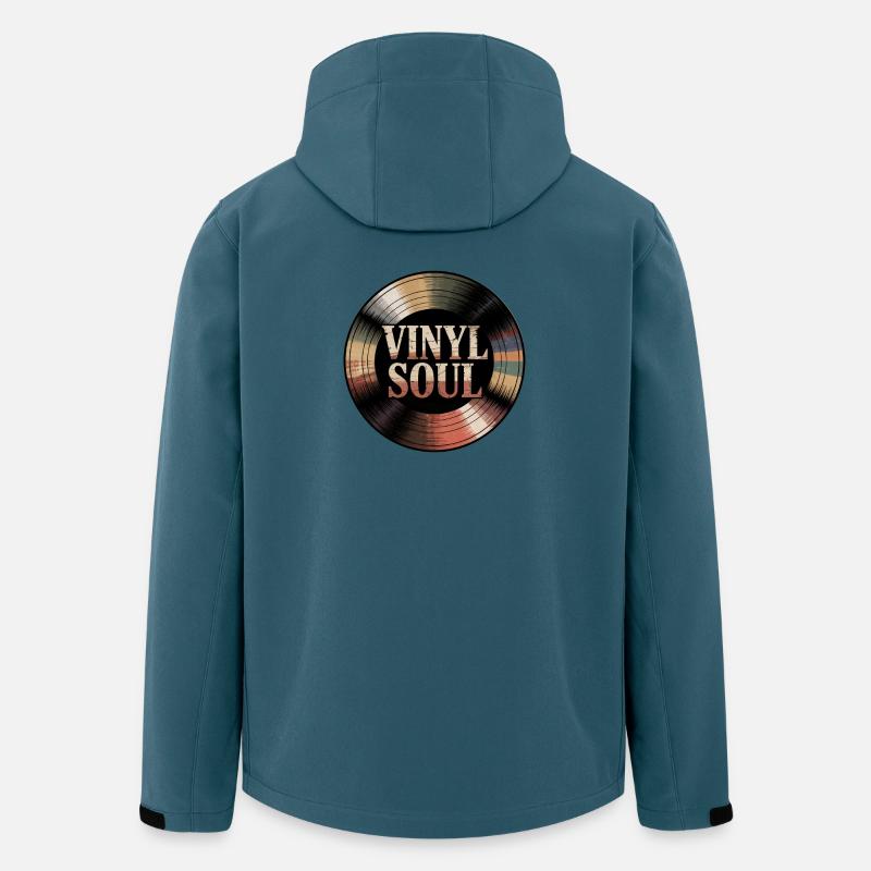 Record – Vinyl Soul - Men’s Recycled Softshell Jacket by Stanley/Stella - stargazer