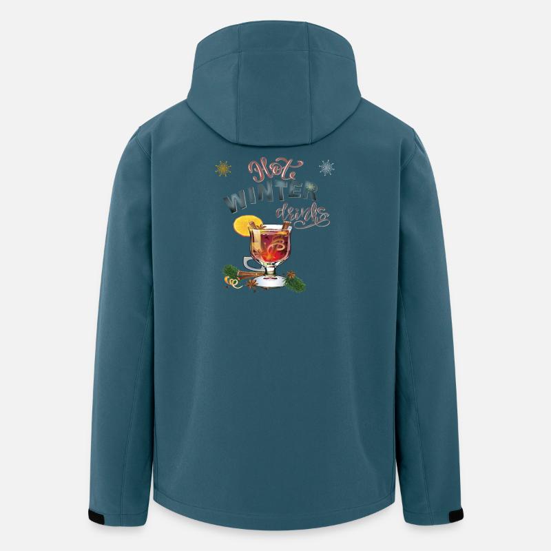 Winter - Recycelte Männer Softshell-Jacke von Stanley/Stella - Dunkles Petrol