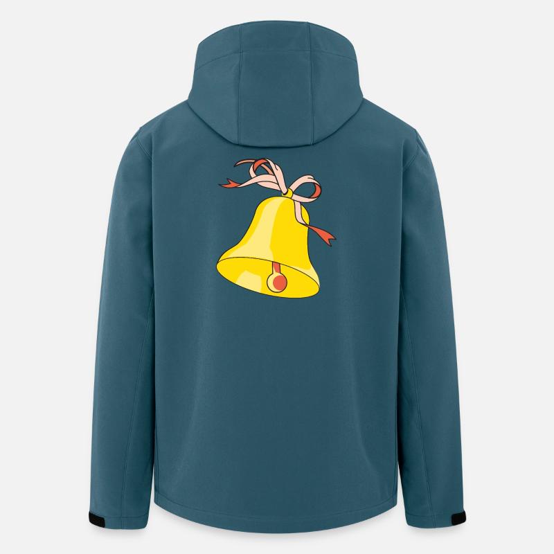Glocke mit Schlaufe - Recycelte Männer Softshell-Jacke von Stanley/Stella - Dunkles Petrol