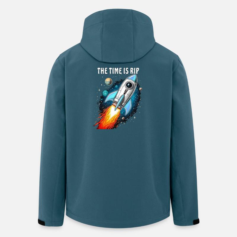 ROCKET MARS THE TIME IS RIP - Men’s Recycled Softshell Jacket by Stanley/Stella - stargazer