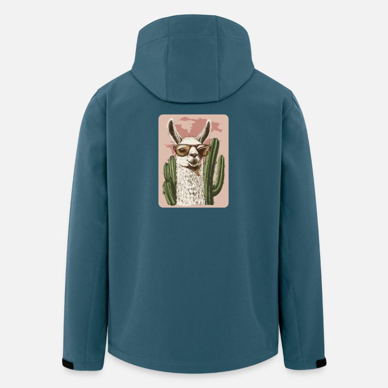 Lama - Recycelte Männer Softshell-Jacke von Stanley/Stella - Dunkles Petrol
