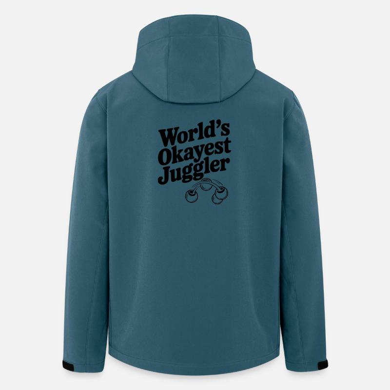 Le meilleur jongleur du monde - Veste softshell homme en polyester recyclé Stanley/Stella - bleu pétrole foncé