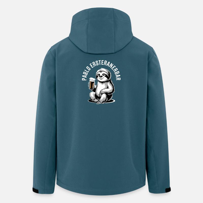 Pablo Ersteranerbar Cute Sloth Fun - Men’s Recycled Softshell Jacket by Stanley/Stella - stargazer