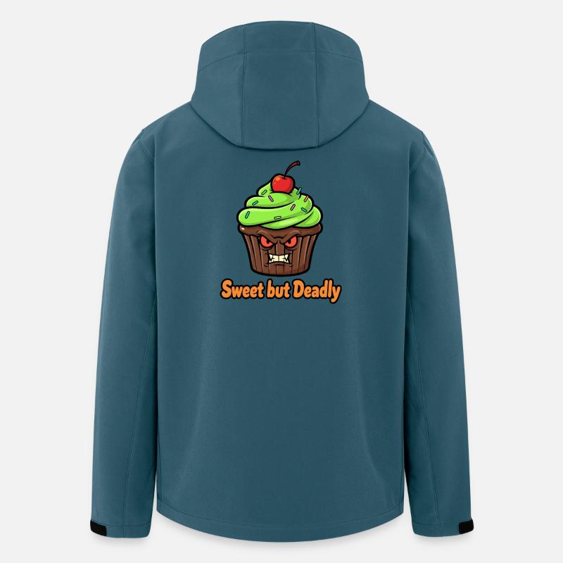 Süß aber tödlich Cupcake - Recycelte Männer Softshell-Jacke von Stanley/Stella - Dunkles Petrol
