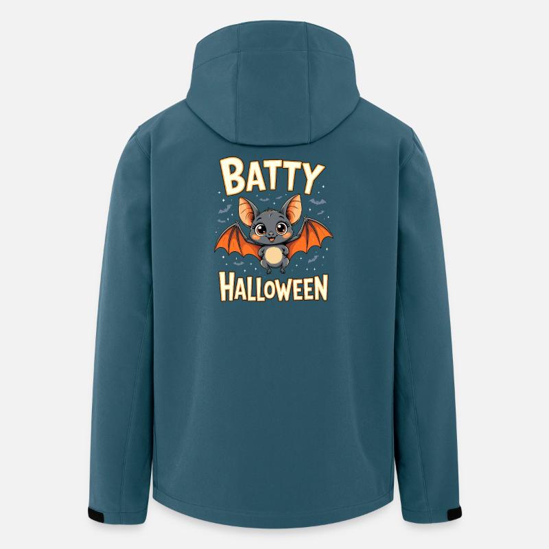 Bat Halloween Costume Cute Happy Batty - Men’s Recycled Softshell Jacket by Stanley/Stella - stargazer