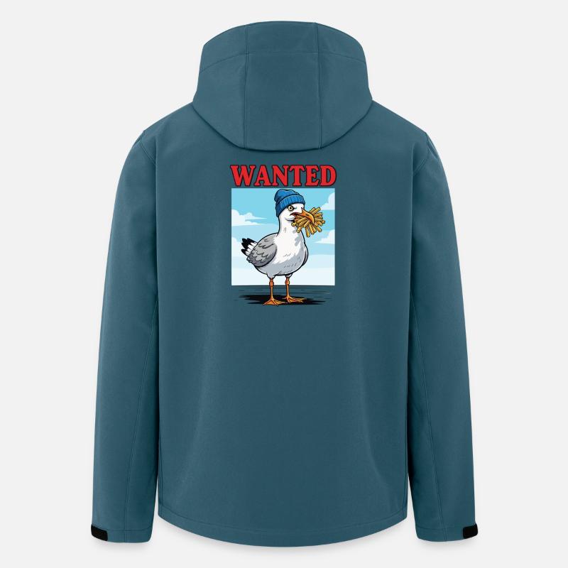 Gesuchte Pommes-möwe - Recycelte Männer Softshell-Jacke von Stanley/Stella - Dunkles Petrol