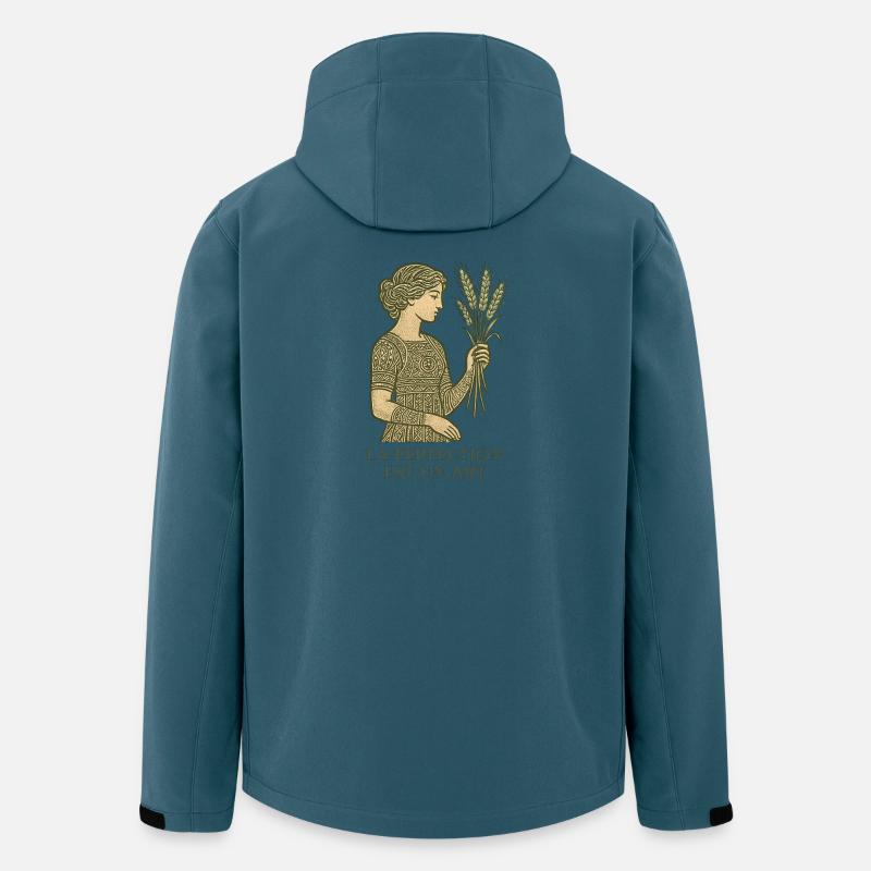 Jungfrau Sternzeichen - Astrologie - Recycelte Männer Softshell-Jacke von Stanley/Stella - Dunkles Petrol