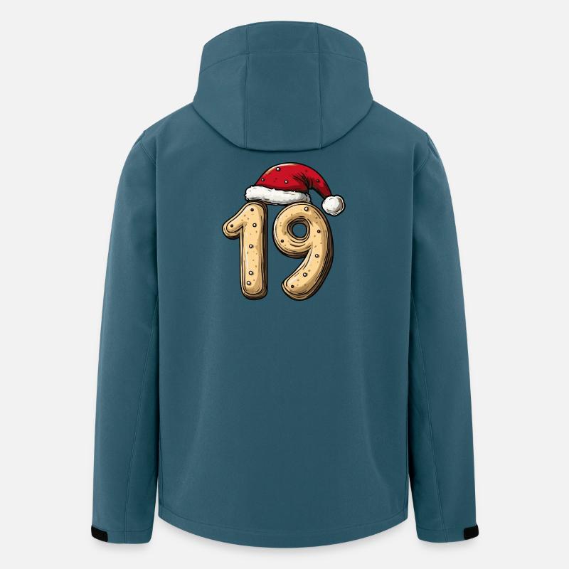 19 Number Cookie Christmas - Men’s Recycled Softshell Jacket by Stanley/Stella - stargazer
