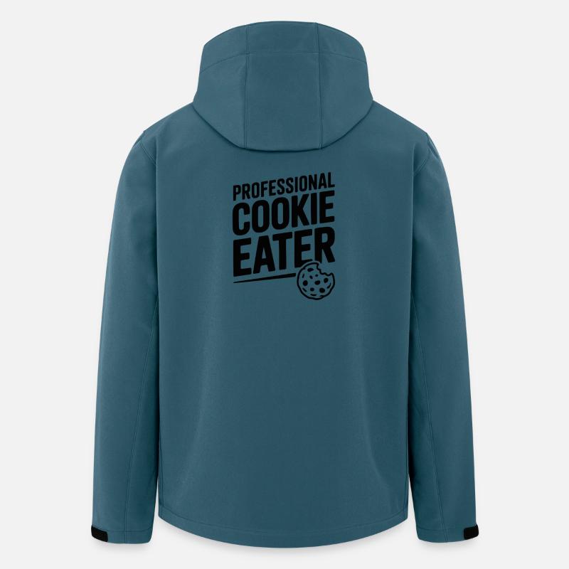 Professioneller Keksesser - Recycelte Männer Softshell-Jacke von Stanley/Stella - Dunkles Petrol