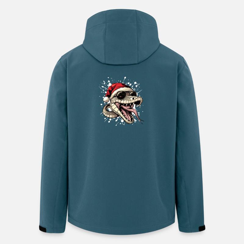 Snake Cobra Christmas Funny - Men’s Recycled Softshell Jacket by Stanley/Stella - stargazer