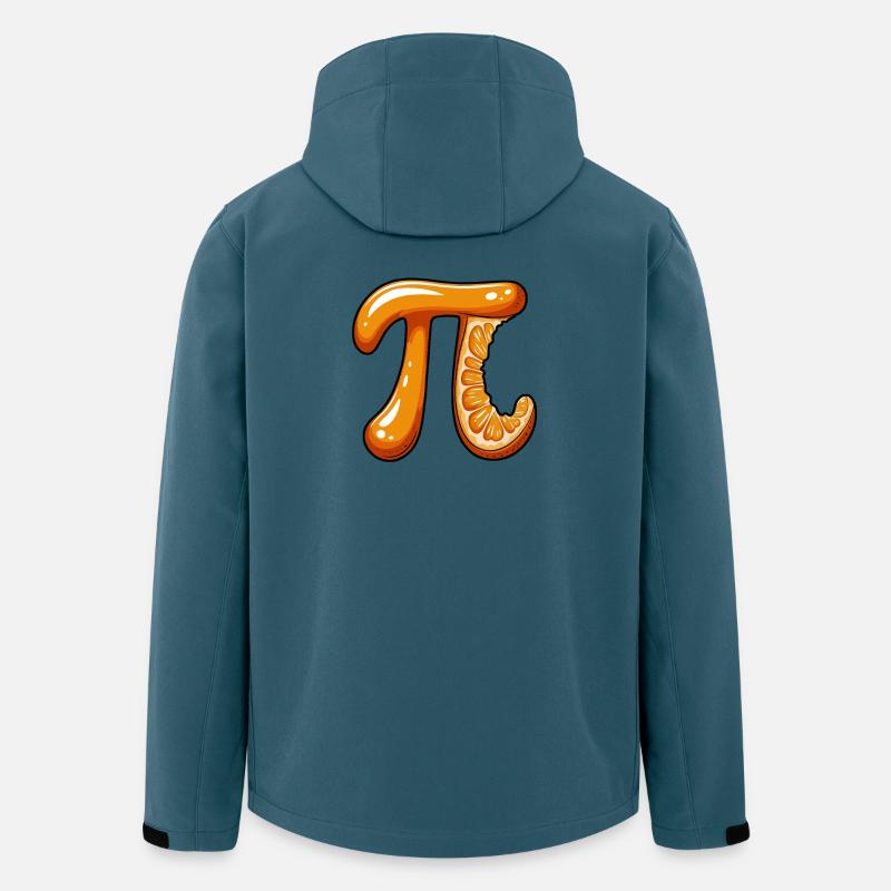 Orange Pi Mathe - Recycelte Männer Softshell-Jacke von Stanley/Stella - Dunkles Petrol