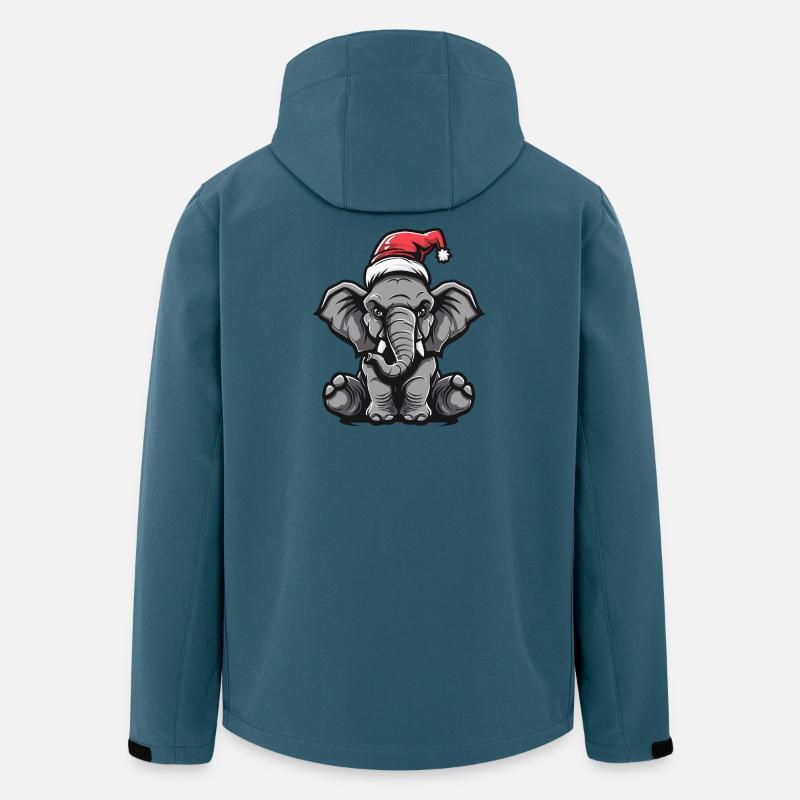 Mammut Weihnachten - Recycelte Männer Softshell-Jacke von Stanley/Stella - Dunkles Petrol