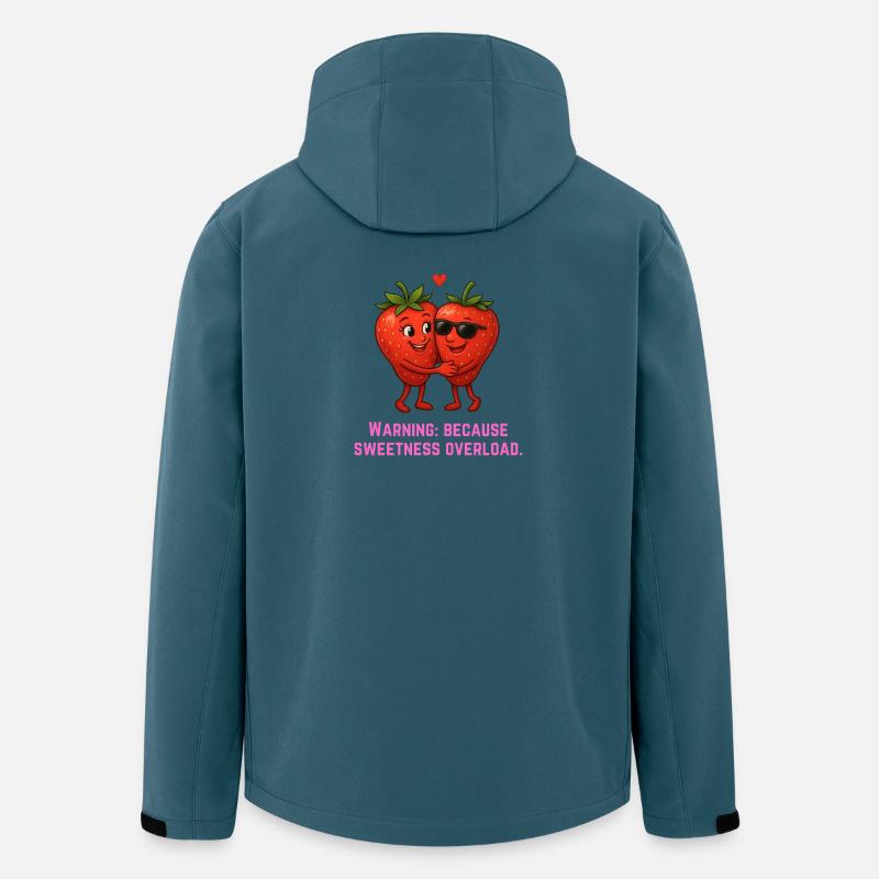 Strawberry Duo Cuddle Sugar Sweet Overload - Men’s Recycled Softshell Jacket by Stanley/Stella - stargazer