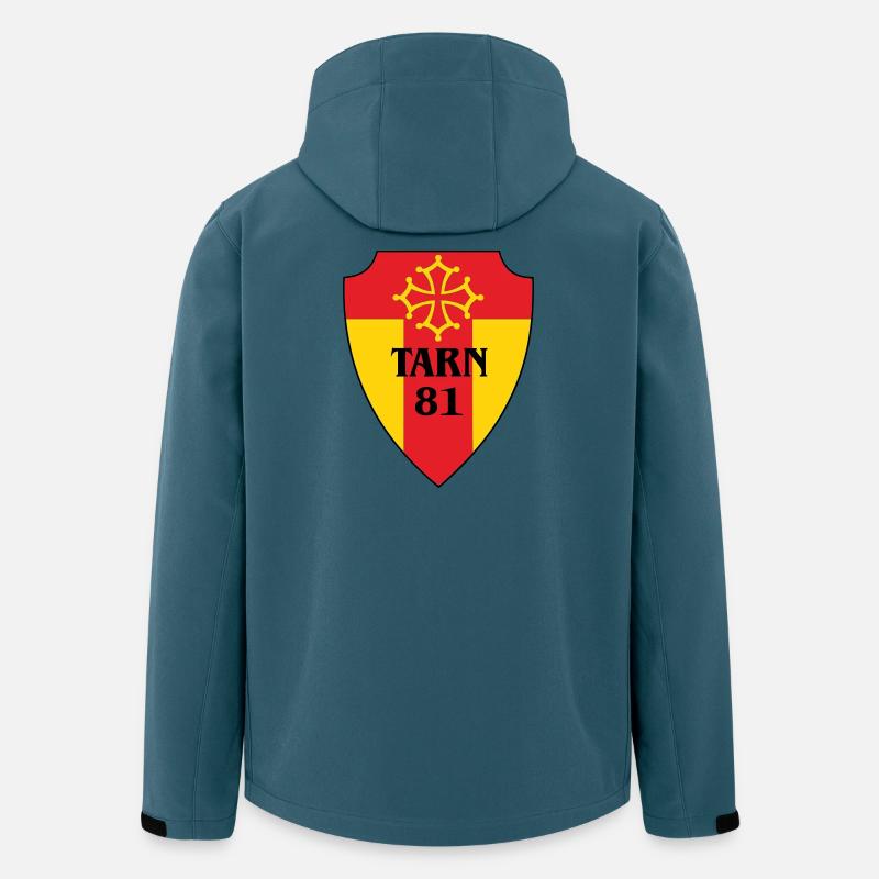 Tarn-Wappen 81 - Recycelte Männer Softshell-Jacke von Stanley/Stella - Dunkles Petrol